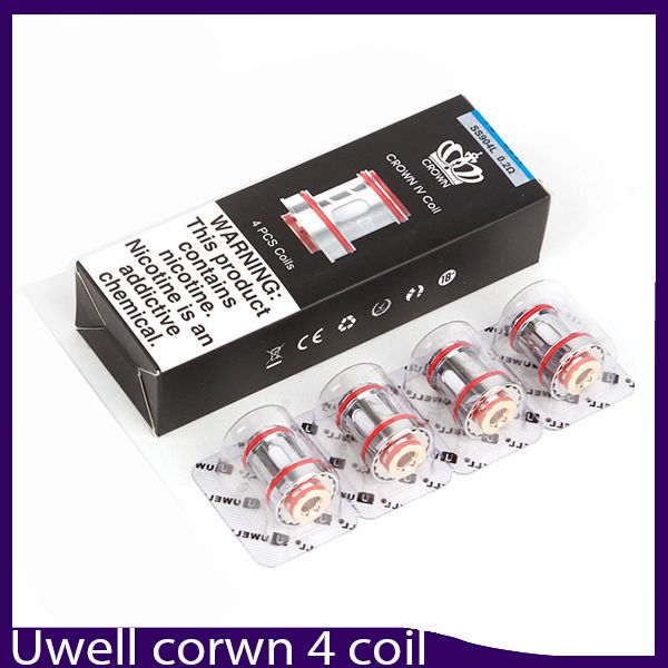 

Uwell Корона 4 катушки Head Dual SS904L 0.2ohm 0.4ohm Замена ядра для Crown IV Танк Атомайзер 0266240-1
