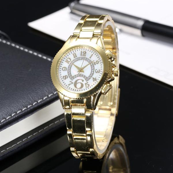 

2018 luxury watch small dial stainless steel band quartz wristwatch women silver watches gift for lady, Slivery;brown