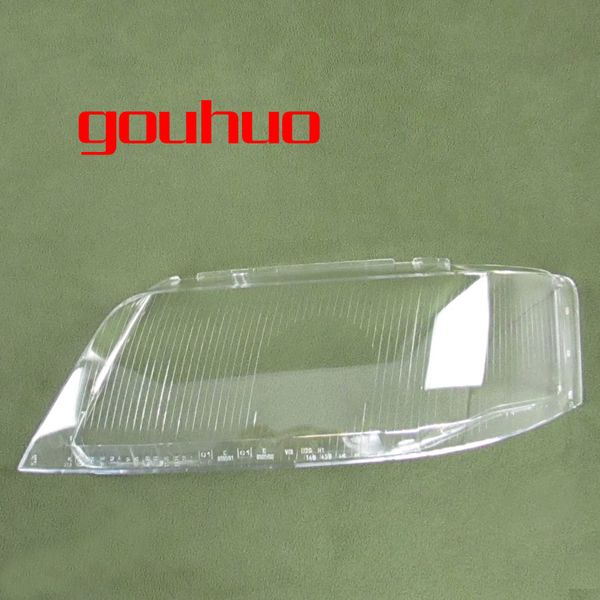 Para Audi A6 C5 99-02 lente da lâmpada tampa da lâmpada de vidro tampa da lâmpada farol transparente abajur 2 PCS