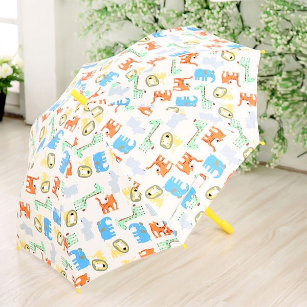 

owl cartoon printing children umbrella automatic kids umbrellas cute rain umbrella long-handle rainproof for student