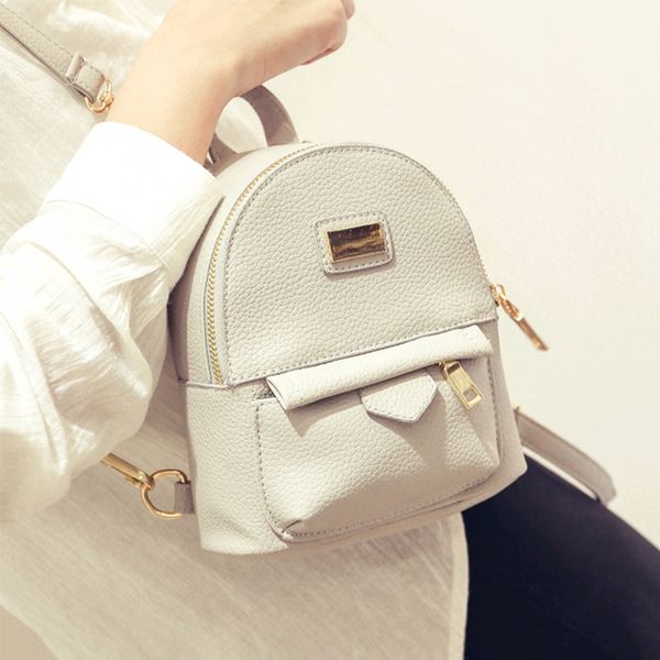 

ybyt brand 2018 new fashion casual women rucksacks simple solid mini bags ladies shopping package female small travel backpacks