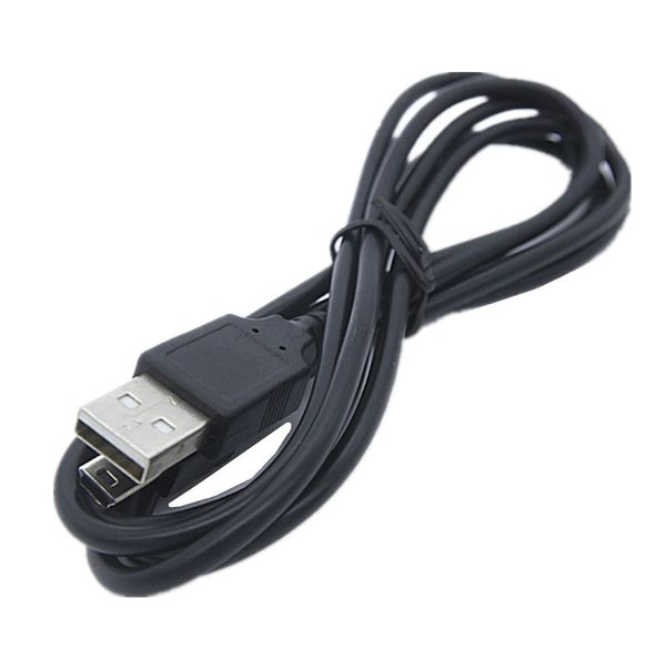 1,2 m schwarzes USB-Netzteil, Ladegerät, Ladekabel, Datenkabel für Nintend Wii U Gamepad Pad Controller, DHL, FEDEX, EMS, KOSTENLOSER VERSAND