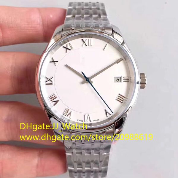 

luxury fashion style mens watch wristwatch 8500 mechanical automatic calendar sapphire 316 stainless steel swiss watches, Slivery;brown