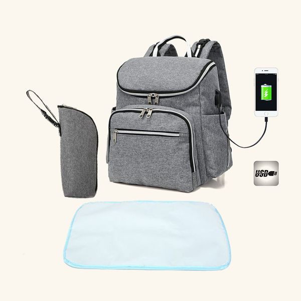 

baby diaper bag with usb interface large capacity nappy bag baby bags mummy maternity travel backpack nursing for stroller