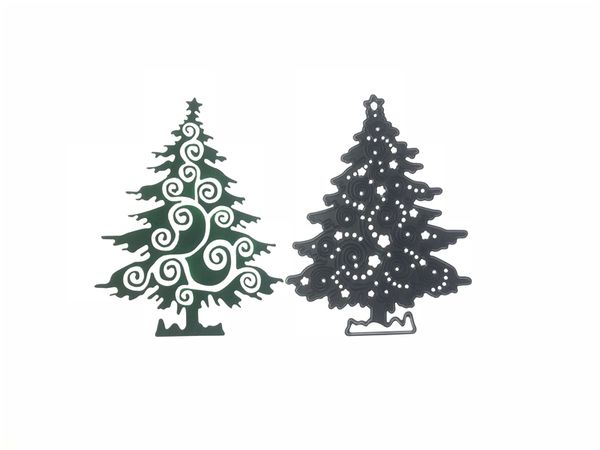 2018 metal cutting dies christmas tree stencil for diy scrapbooking photo album embossing paper cards decorative crafts from jamestyj 1 76 christmas tree stencil