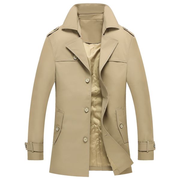 

the new 2018 men's suit korean suit collar spring and autumn coat handsome young manplayer comfortable, wrinkle resistant non pi  4xl, Tan;black