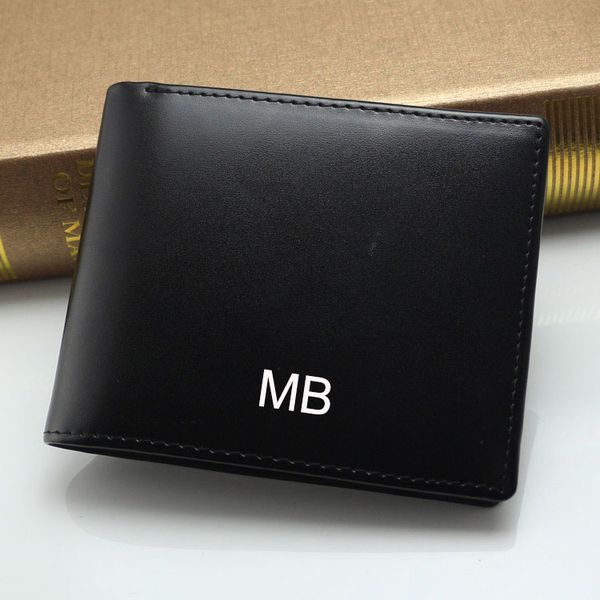 

Luxury MB wallet Hot Leather Men Wallet Short wallets MT purse card holder wallet High-end gift box package
