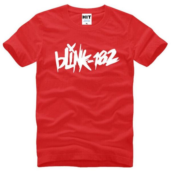 

punk rock blink 182 letter printed mens men t shirt tshirt fashion summer new short sleeve cotton t-shirt tee camisetas hombre, White;black