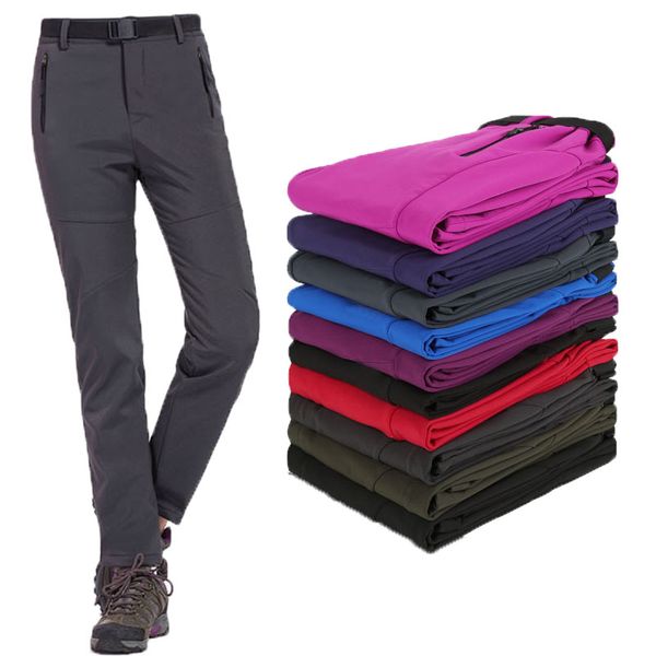2018 Waterproof Men Thermal Fleece Skiing Hiking Pants Skihosen