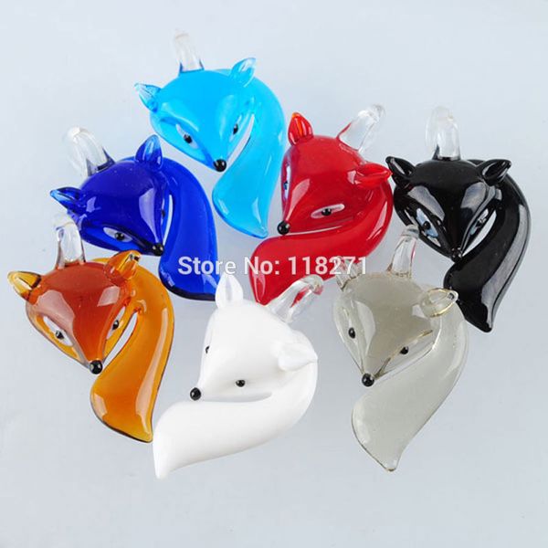 

clever lampwork glass pendant bead animal murano for sp necklace cute pbh308, Black