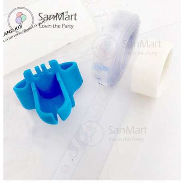 

balloons garland arch tying decorating strip kit balloon tool balloon 16ft tape strip ballon dot glue knot 5m easy tie riafg