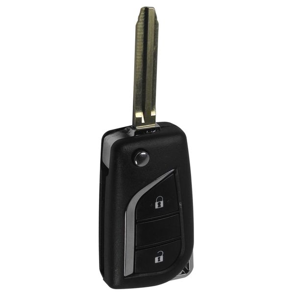 

replacemen folding cover remote car key shell case for toyota corolla rav4 before 2013 2 buttons