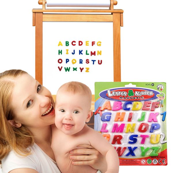 

26pcs english word toy colorful abc alphabet fridge magnet baby kid early learning educational toy