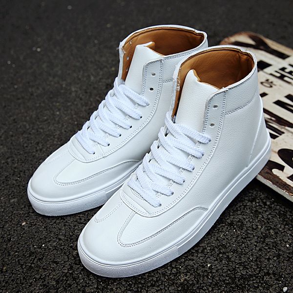 

2018 autumn high small white shoes man sneakers adults breathable jogging trainers fitness running sports shoes
