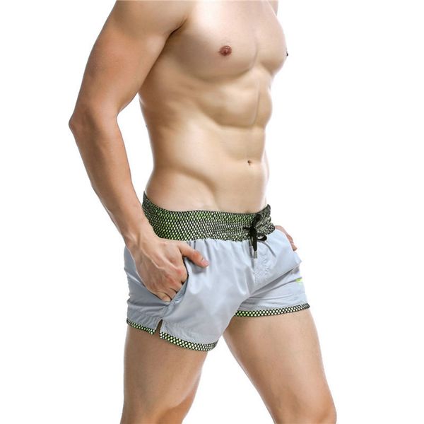 

men's fashion casual easy dry loose boxers breathe air clear yuang style colorful short good quality high cost performance, White;black