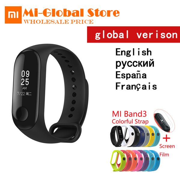 

Original xiaomi mi band 3 global veri on 0 78 inch oled di play 4 2 touchpad 50 meter waterproof upgrade ver ion