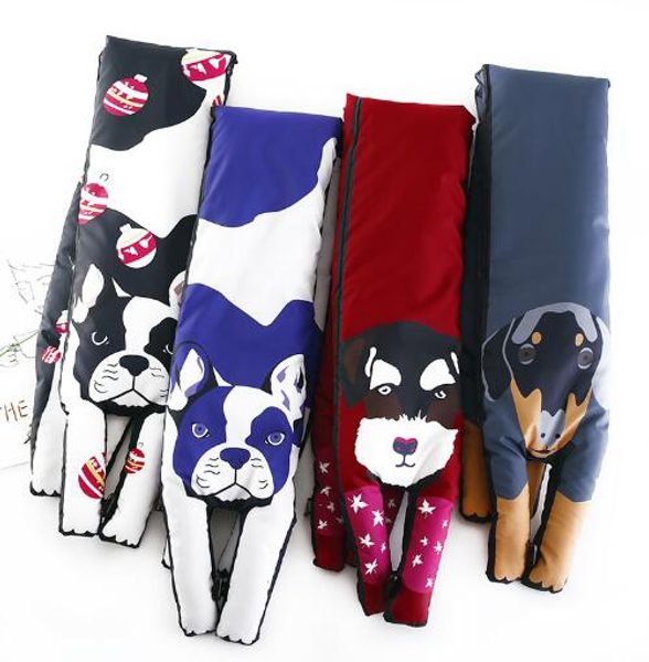 

2018 new design silk thicken scarves designer 3d animals shape cat tiger puffy warm scarf for women scarf child scarves