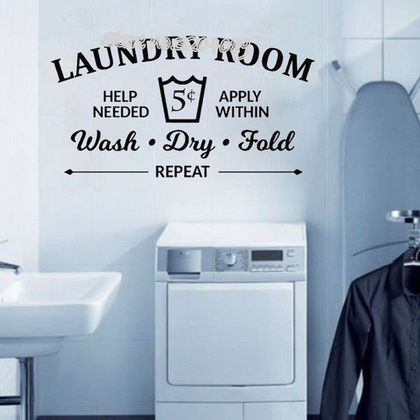 Laundry Room Rules Wall Sticker Wash Dry Fold Vinyl Decal Balcony Bathroom E Removable Custom Made Art Wallpaper Ea037 Walls Decals - Laundry Wall Decals Canada Laundry Room Rules Wall Sticker Wash Dry Fold Vinyl Decal Balcony Bathroom E Removable Custom Made Art Wallpaper Ea037 Walls Decals - Laundry Wall Decals Canada