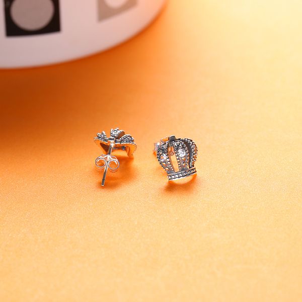 

brand s925 silver ring imperial crown ring come with logo dust bag and box for couple gift, Golden;silver