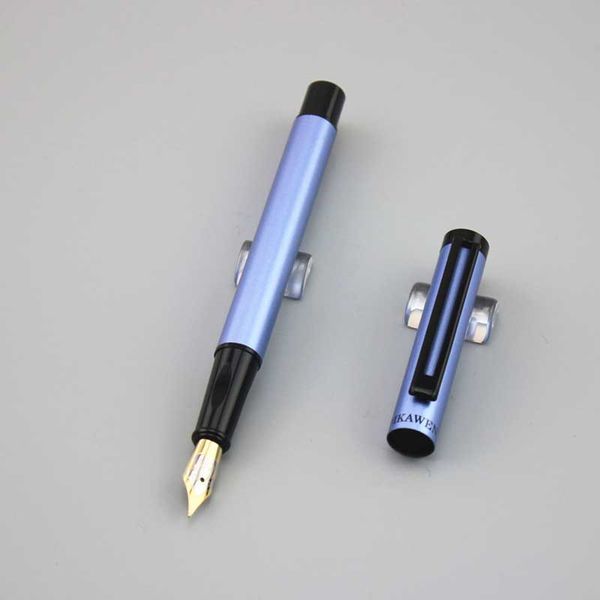 

dkw blue fountain pen pens business gift send boyfriend husband luxury caneta send 5pcs ink sac 023