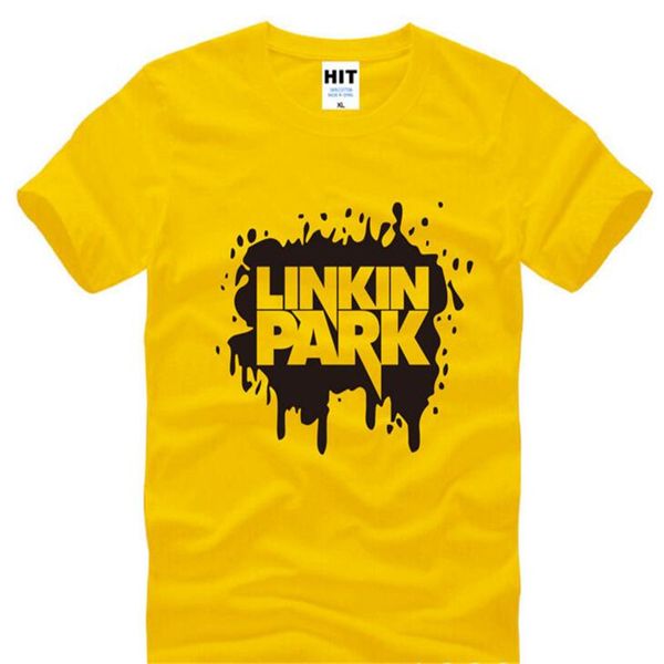 

linkin park rock rap printed mens men t shirt tshirt fashion summer new short sleeve o neck cotton t-shirt tee camisetas hombre, White;black