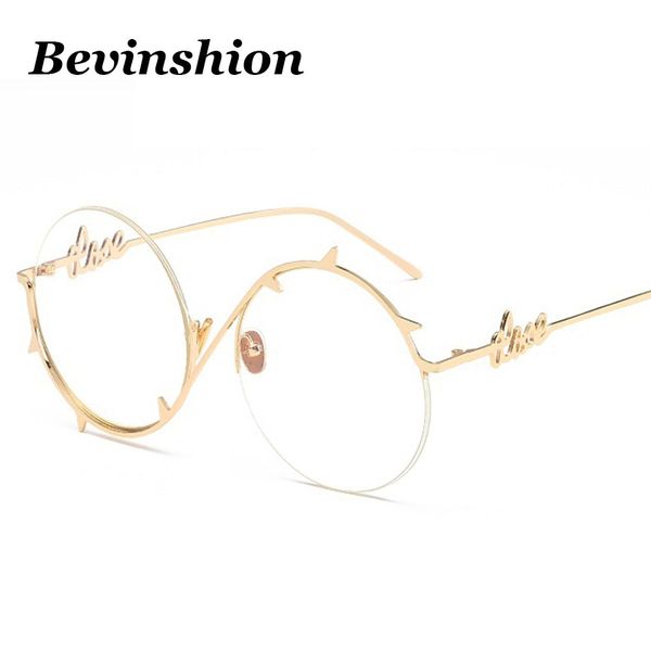 

new 2018 ocean lens color round sunglasses women rivet thorns harajuku style cool pink blue brand sun glasses vintage oversized, White;black