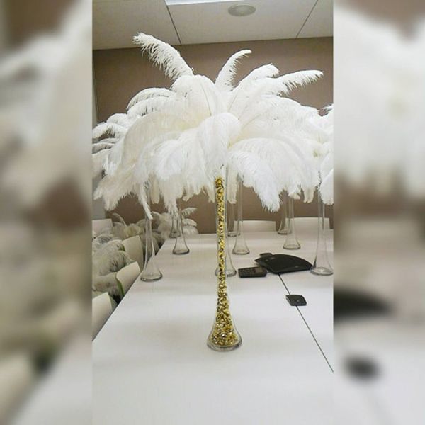 

wholasale elegant white ostrich feathers 10-12 inch for craft wedding party supplies carnival dancer decoration plumages