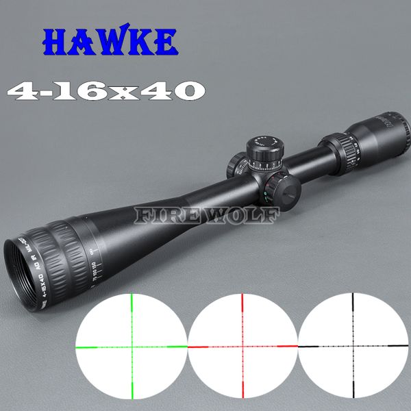 

HAWKE Scope Sport 4-16x40 AOE Riflescope R&G illuminated Riflescope Reticle S Rifle sniper Scope for hunting