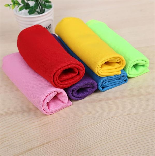 

new color magic cold towel exercise fitness sweat summer ice towel outdoor sports ice cool towel hypothermia 80*30cm cooling towels i366