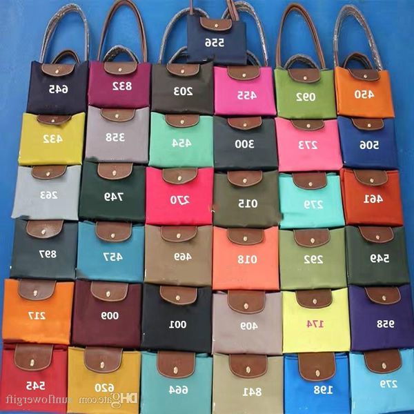 

New fa hion color female korean new atchel nylon oxford lei ure trend houlder bag with leather handle 37color choo e