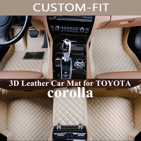 2019 Custom Car Floor Mats Fortoyota Corolla 2004 2006 E120 E130