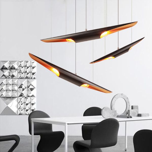 

restaurant hanging lamp retro bar kitchen pendant light study room oblique mouth aluminum pendant lamps nordic lighting