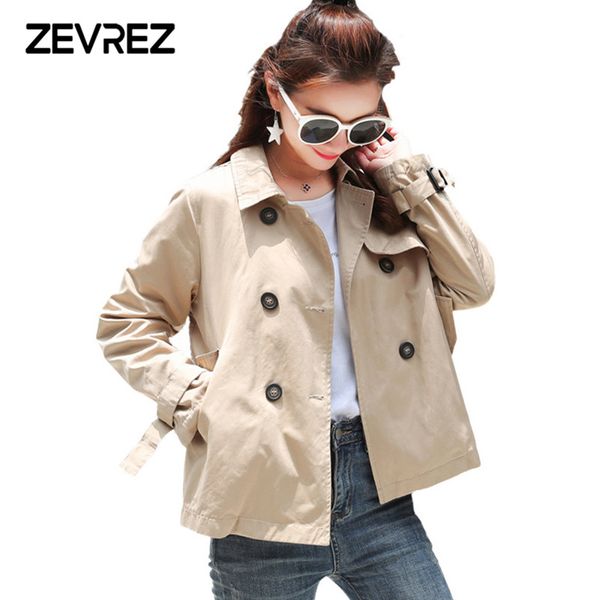 

autumn women trench england style turn-down collar long sleeve basic outwear trench female button fashion casual zevrez, Tan;black