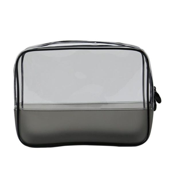 

women pvc transparent waterproof plastic travel cosmetic bag storage bag