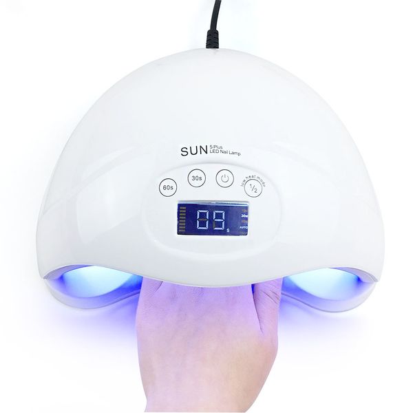 2018 sun5 plus nageltrockner 48w doppel uv led lampe nagel für nageltrockner gel polnisch aushärtungslicht mit infrarotsensor y18100907