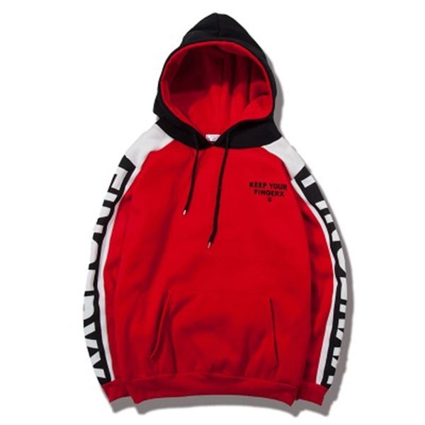 

letter trend couple clothing mens hoodies male hooded sweater men sports coat fashion red color casual loose letter print new s-3xl, Black
