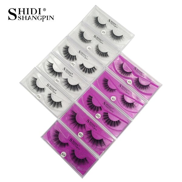 

shidishangpin 1 pair mink eyelashes natural long makeup false lash 3d mink lashes full strip lashes 1 pair eyelashes maquiagem