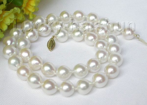 

buy pearls jewelry genuine 11mm white south sea pearl necklace 14kt, Silver