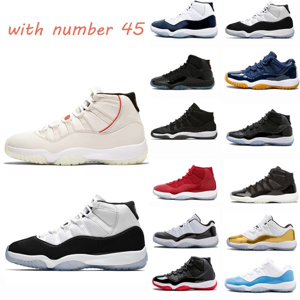 

2018 11 11s cap and gown prom night men basketball shoes blackout 11s sneakers black mens womens sports shoes trainers athletic 8-13