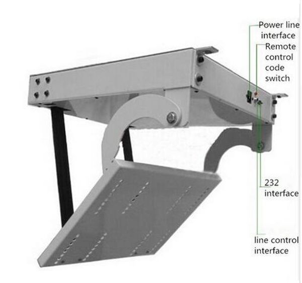 Gancio per sollevamento a soffitto per TV LCD 3D da 32,42,46,55,60 pollici Smart Remote 220V Turner elettrico originale, gancio per montaggio girevole per TV, TV ruotato