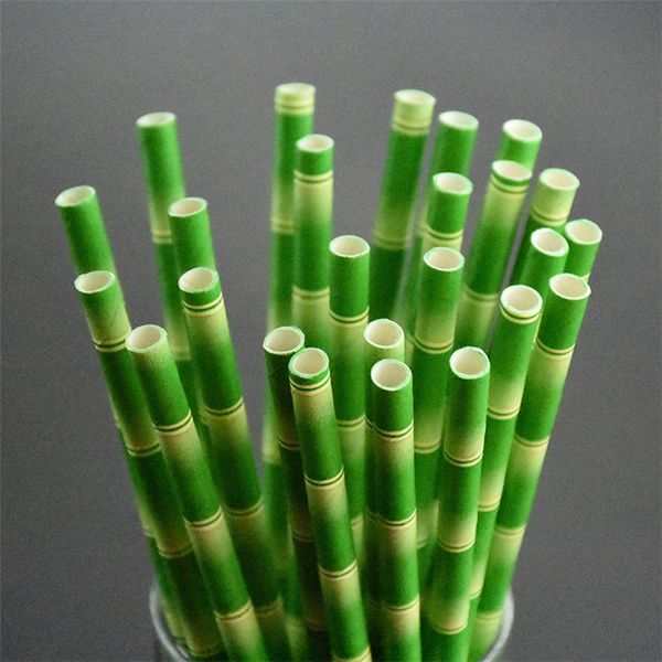 

new disposable straw creative environment-friendly art straw bamboo modelling cocktail decoration drinking straw t3i0011