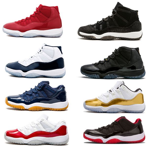 

new 11 Concord space jam win like 82 96 Chicago UNC gym red Midnight Navy man basketball shoes 11S Sneaker size 7-13
