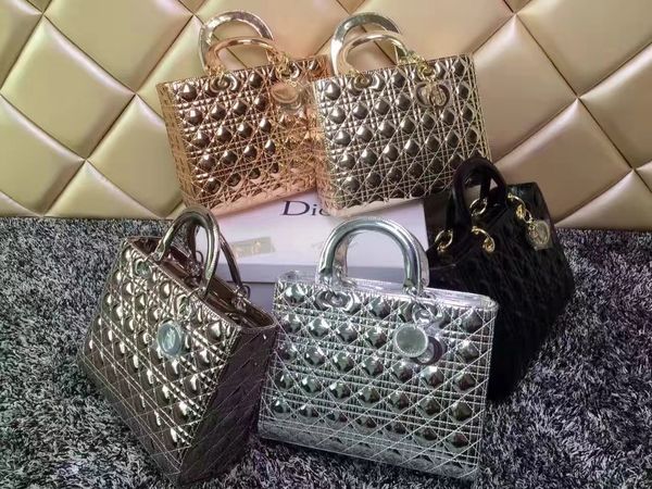 

2019 Luxury Quality Brand design Lady Plaid Messenger Bag Genuine Patent leather 7 Plaid XL Tote Handbag Real Leather with Charms Miss Chain