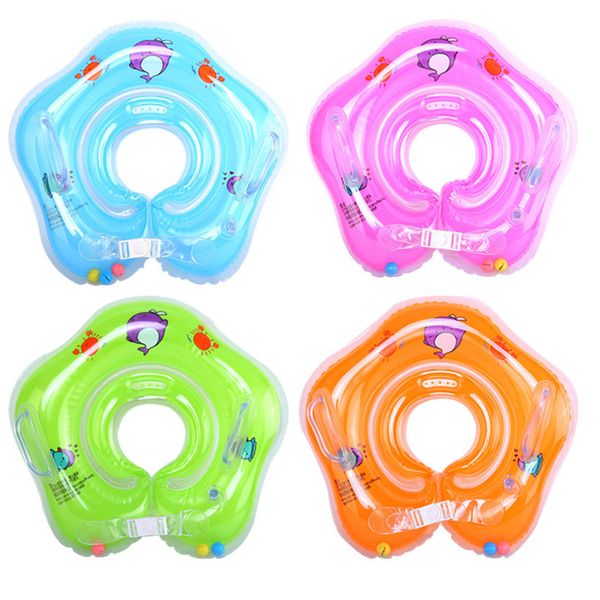 

baby swimming pool & accessories baby tube ring swim neck ring safety infant neck float circle for bathing inflatable 0-3 years