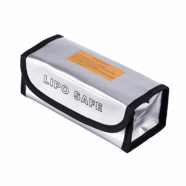 

RC LiPo батареи пожаробезопасный мешок безопасности гвардии заряда мешок коробка защиты мешок Lipo гвардии мешок серебро 185 * 75*60 мм горячий огнезащитный