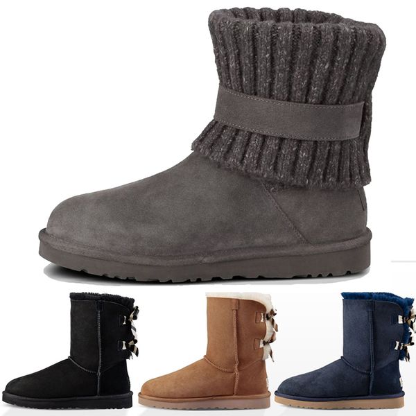 

New Designer Women Snow Boots Fashion High Quality Genuine Suede Leather Australia Classic Warm Winter botas Woman mens outdoors casual shoe