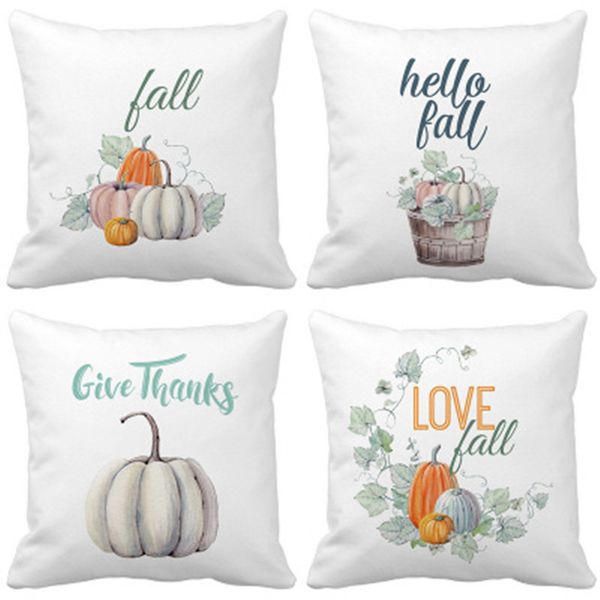 

home pillow case halloween pumpkin series blends cushion cover soft sofa car pillowcase perfect halloween decoration 4color