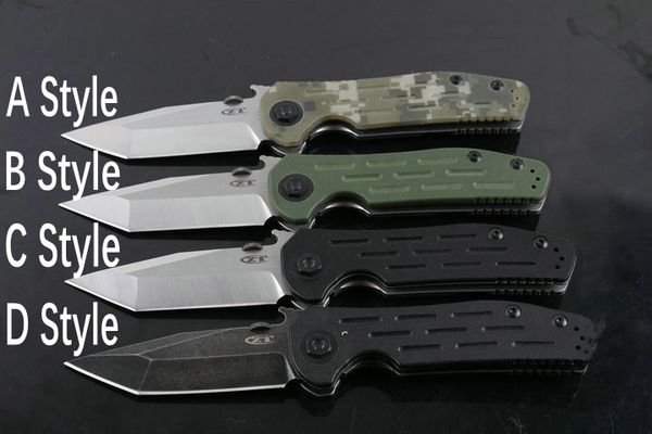 

Zero Tolerance 0620 Tanto Knife G10 (3.6" Satin) Wave Shaped Opening Feature Outdoor Camping EDC Pocket Tactical Knives Christmas Gift P281R