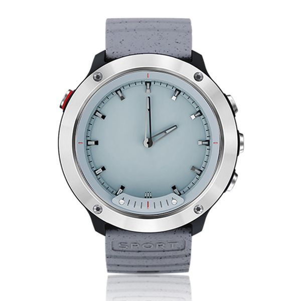 

transparent digital display mechanical hands smart bracelet sports watch step heart rate monitoring caller id information view