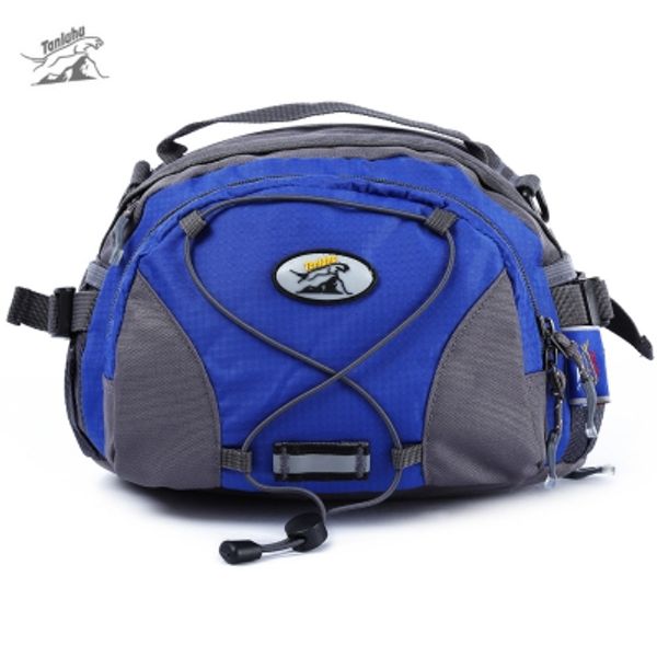

multifunctional outdoor traveling cycling running waist shoulder bag handbag made of water resistant nylon, wear resistant tear resistant